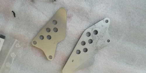 Coppia alette paratacco pedane - alette,